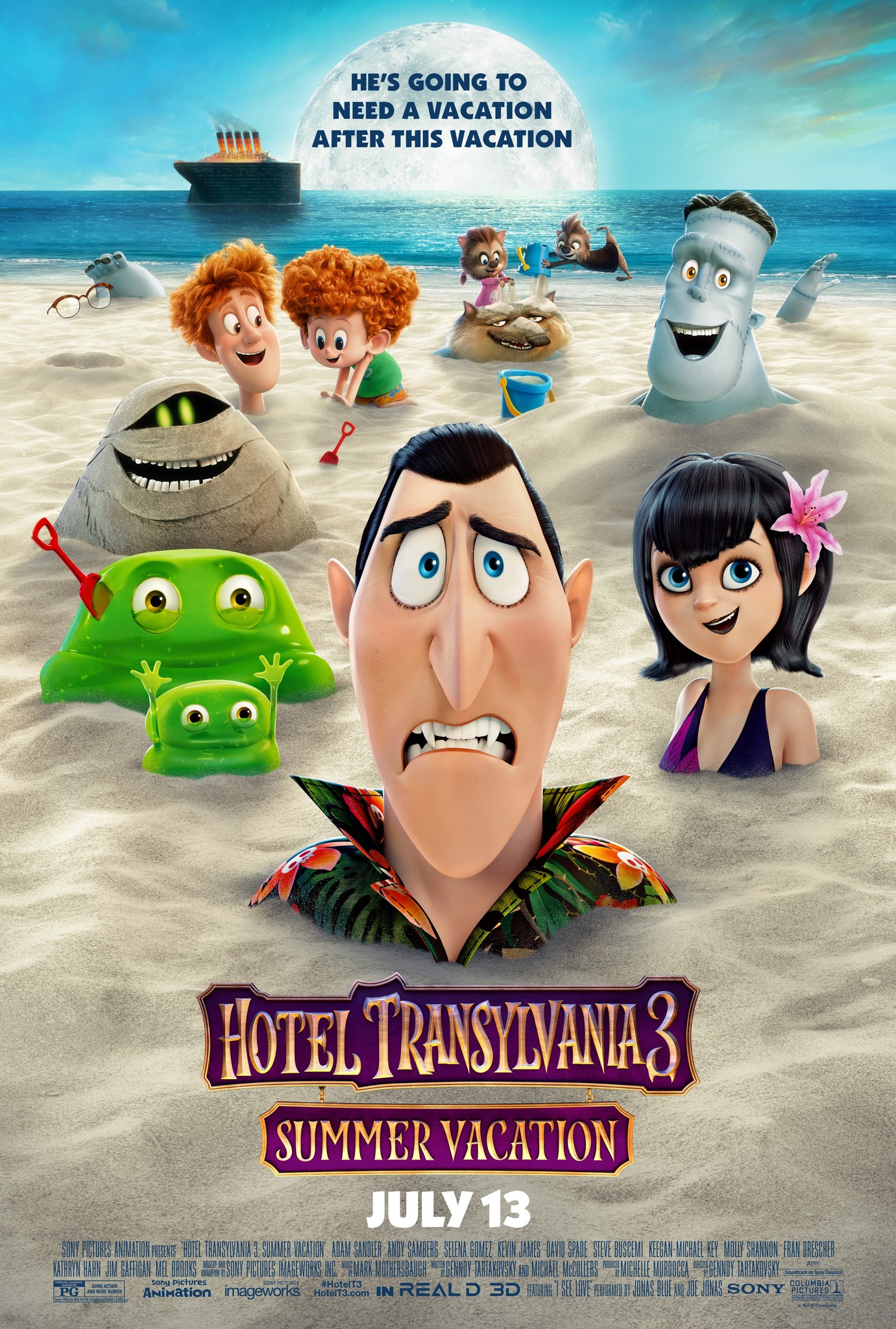 ดูหนังออนไลน์ Hotel Transylvania 3 Summer Vacation (2018) โรงแรมผีหนี ไปพักร้อน 3