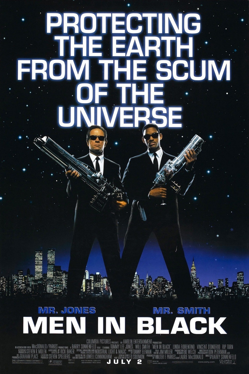 ดูหนังออนไลน์ฟรี Men in Black (1997) เอ็มไอบี หน่วยจารชนพิทักษ์จักรวาล