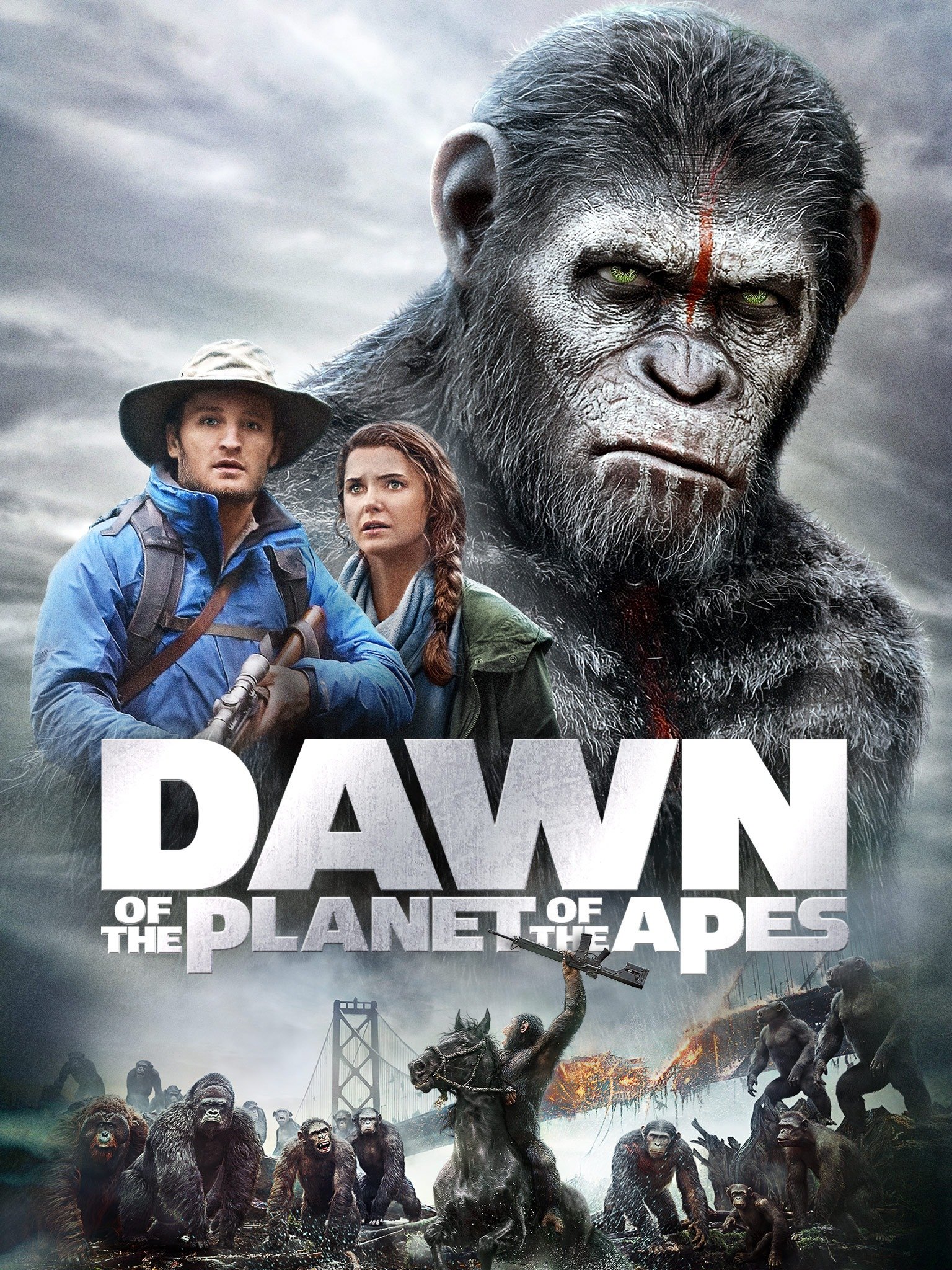 ดูหนังออนไลน์ Dawn Of The Planet of The Apes (2014) รุ่งอรุณแห่งพิภพวานร